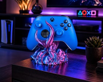 Soporte para mando de Xbox, soporte para mando de PS5, organizador de escritorio para juegos, soporte de exhibición para mando, regalo para gamers, soporte de PLA impreso en 3D