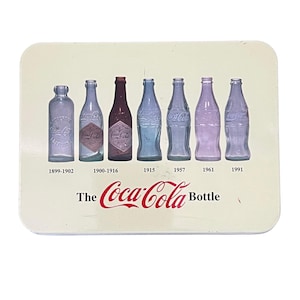 Lata de Coca Cola en forma de botella, 2010, naipes de colección Bicycle, VACÍO imagen 1