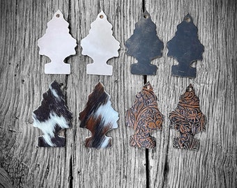 Leather Air freshener | Leather Blanks | Cowhide Blanks | Cowhide Air Freshener |