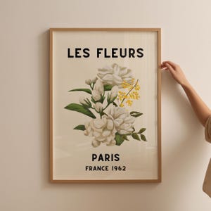 Paris Flower Market Print: Vintage French Floral Wall Art (Digital Download)