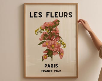 Paris Flower Market Print: Vintage French Floral Wall Art (Digital Download)
