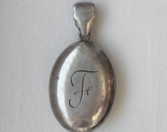 Vintage Silver "F" Locket
