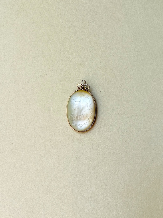 Antique Victorian Mother of Pearl Charm