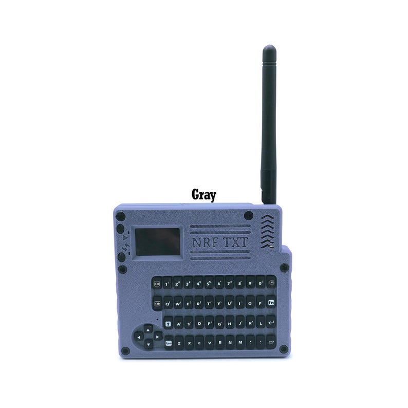 NRF-TXT - Standalone Meshtastic node for Off-Grid Texting (Complete) Gray