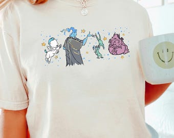 Watercolor Disney Villains Hades Shirt, Comfort Colors, Pain And Panic Shirt, Disney Girls Trip Tee, Magic Kingdom Family Trip Shirt