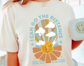 Hercules I Can Go The Distance Shirt, Comfort Colors, Greek Background Graphic Shirt, Disney Hercules Shirt, Vintage Hercules Tee