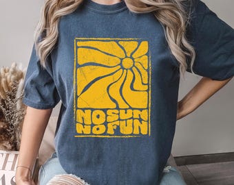 Retro Sunshine Graphic Tee, Comfort Colors Vintage Summer Shirt