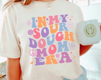 Comfort Colors Mom Era Shirt, Retro Groovy Mom Life Tee