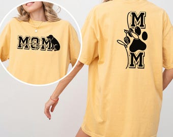 Dog Mom Shirt, Comfort Colors, Cute Dog Lover Shirt, Vintage Puppy Shirt, Pet Mom Gift, Fur Mama Shirt for Women, Dog Lover Shirt