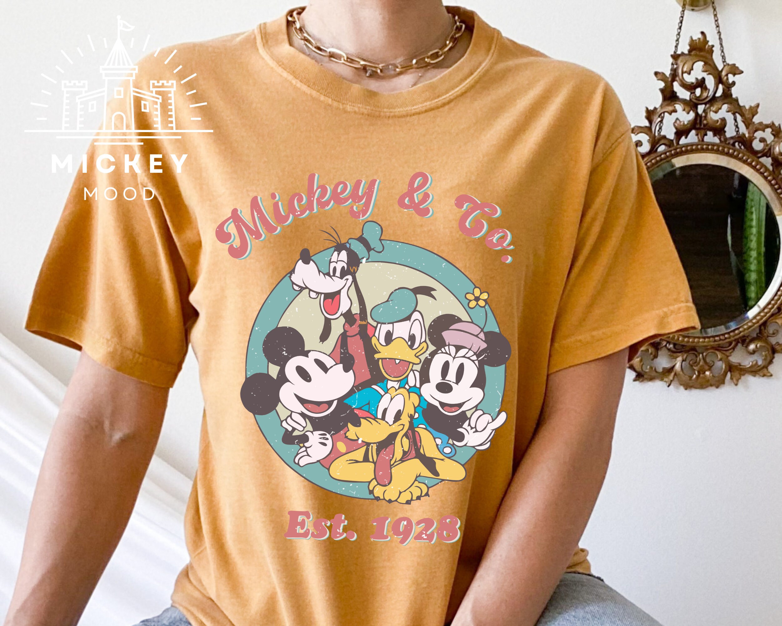 yellow disney shirt urban outfitters