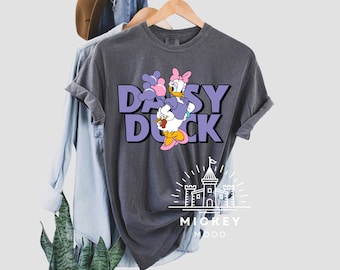 Comfort Colors® Daisy Duck T-Shirt, Disneyland Family Matching Shirt, Magic Kingdom Tee, Cute Daisy Duck Shirt, Mickey Friends Shirt