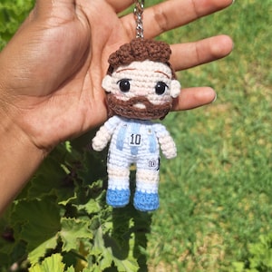 Messi keychain pattern