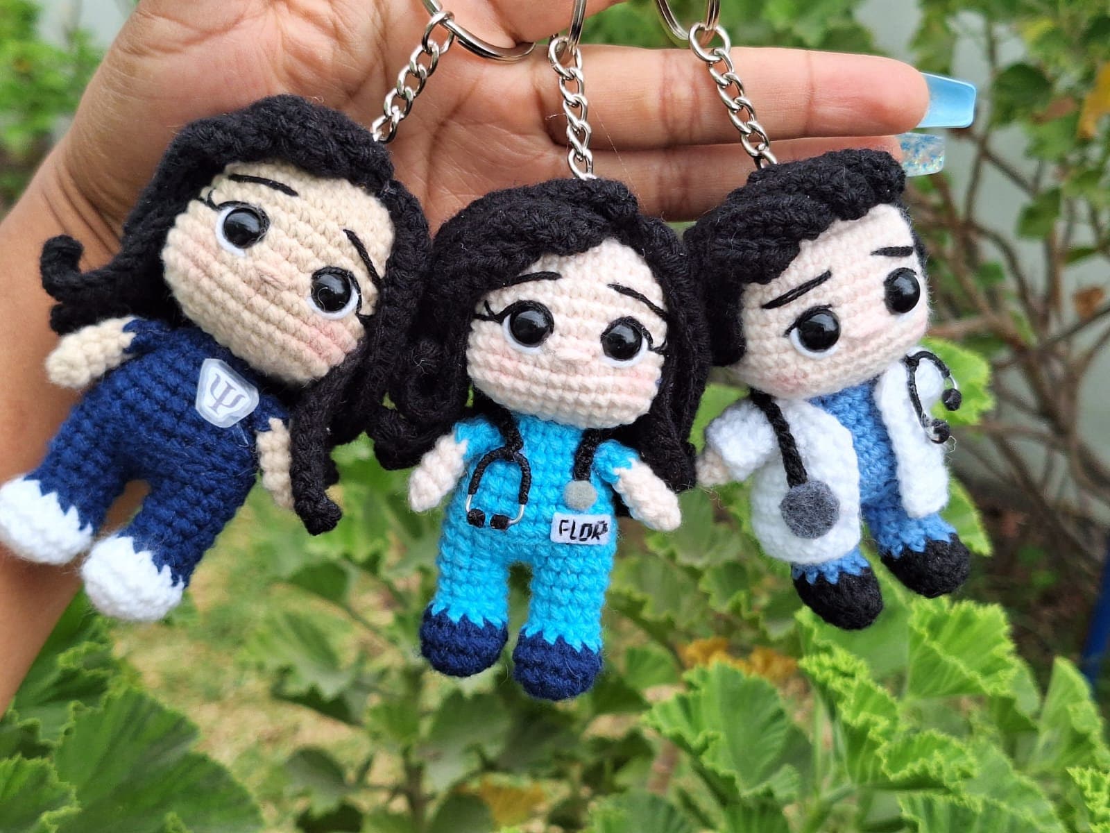 セクシーナースちゃん❤キーホルダー ハンドメイド Doctor or Nurse Keychain Pattern - Etsy