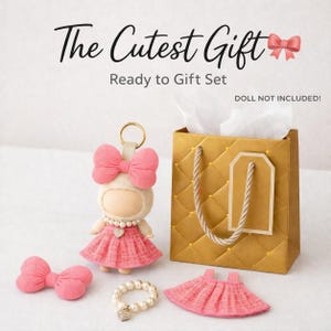 Labubu Clothes 17cm, Cute Outfit Set, Kawaii Doll Clothes, Ready to Gift, Doll Accessories, Gift for Girl