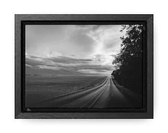 Stormy Road (B&W)