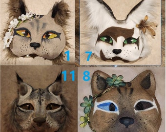 Create your Own Cat Therian Mask Made to Order RUSH AVAILABLE