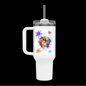 Rugrats Maxi Tasse, 40 Unzen Becher - Einzigartiges Cartoon Charakter Design für Kinder und nostalgische Eltern, großes wiederverwendbares Trinkgeschirr, Geschenk für die 90er Jahre