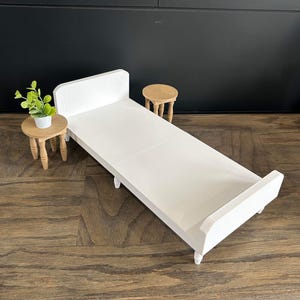 Fashion Doll House Furniture, Bedroom Set in white to fit up to 11&quot; Dolls