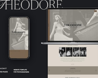 Moody | Showit Website Template