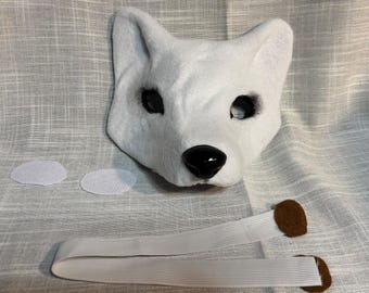 DIY blank canine animal mask!