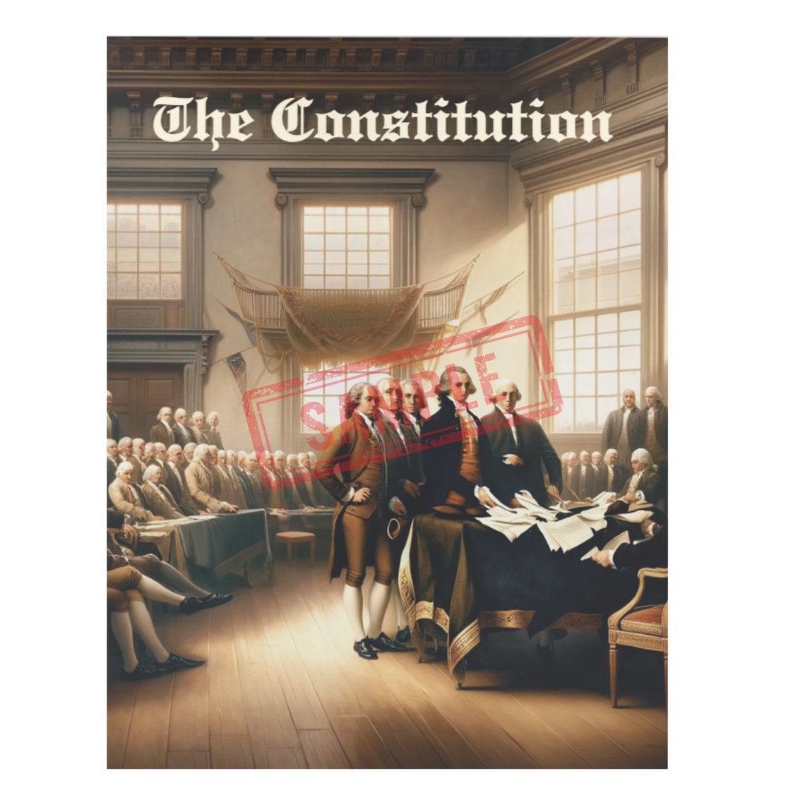 The US Constitution Printable, Digital Download, the Constitution ...