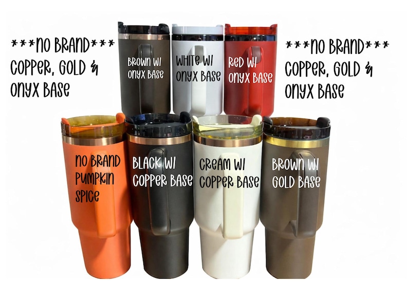 40oz Customized Laser Engraved Beagle Doodle 40 oz Tumbler with Handle & Straw image 8