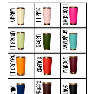 20 oz 20oz Boot Stitch Western Tumbler Customized Laser Engraved image 5