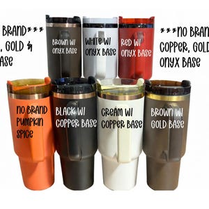 40oz Customized Laser Engraved Corgi Corgis Doodle 40 oz Tumbler with Handle & Straw Bild 8