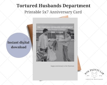 Carte d'anniversaire des maris torturés|Shopping|Taylor Swift|Imprimable|Téléchargement instantané|Anniversaire de Swiftie | Poètes torturés TTPD
