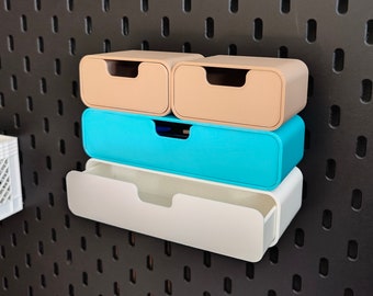 Small Drawer / Storage Container / Compatible with IKEA SKADIS / Stackable