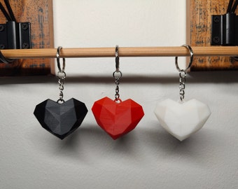 3D Herz Schlüsselanhänger Valentinstag Geschenk