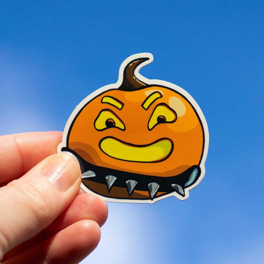 Kurkin Sticker Round Punk'kin Sticker - Etsy