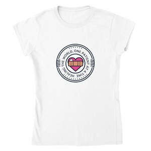 Guarire il mondo un paziente alla volta T-shirt girocollo classica da donna