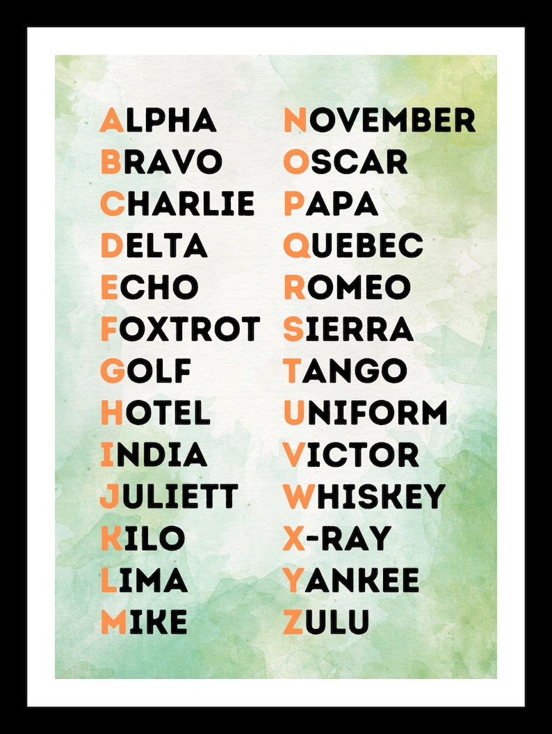 Alphabet Printable A4 and A3 Sizes Different Backgrounds and