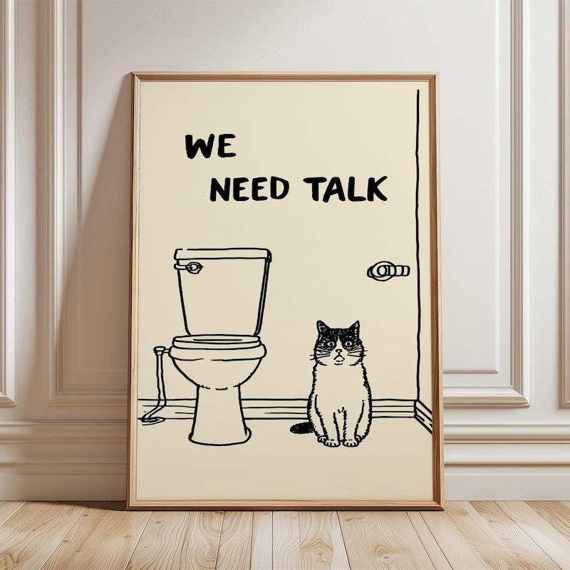 Line Drawing Humour Art - Etsy UK