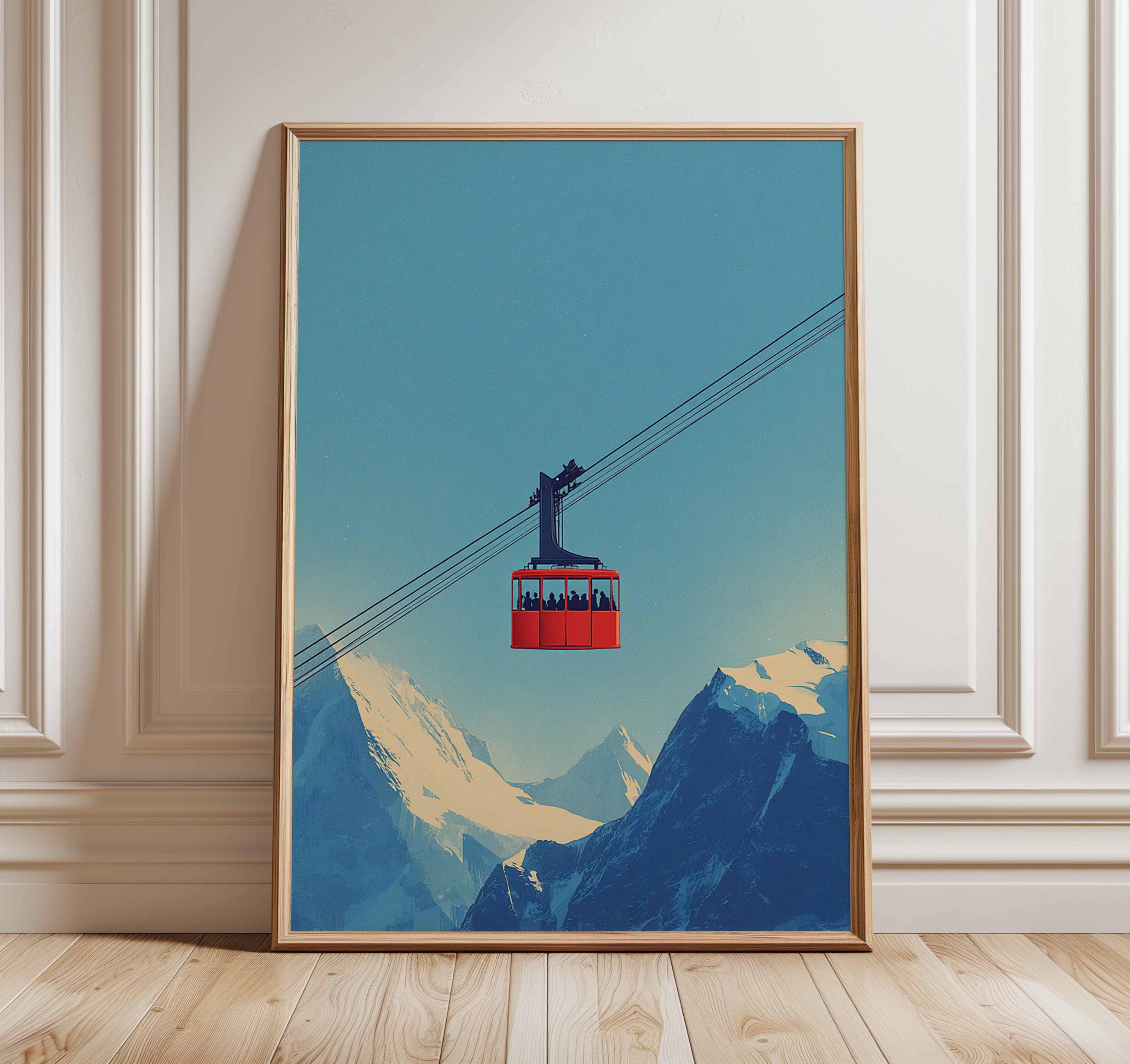 Red Mountain Print - Etsy Canada