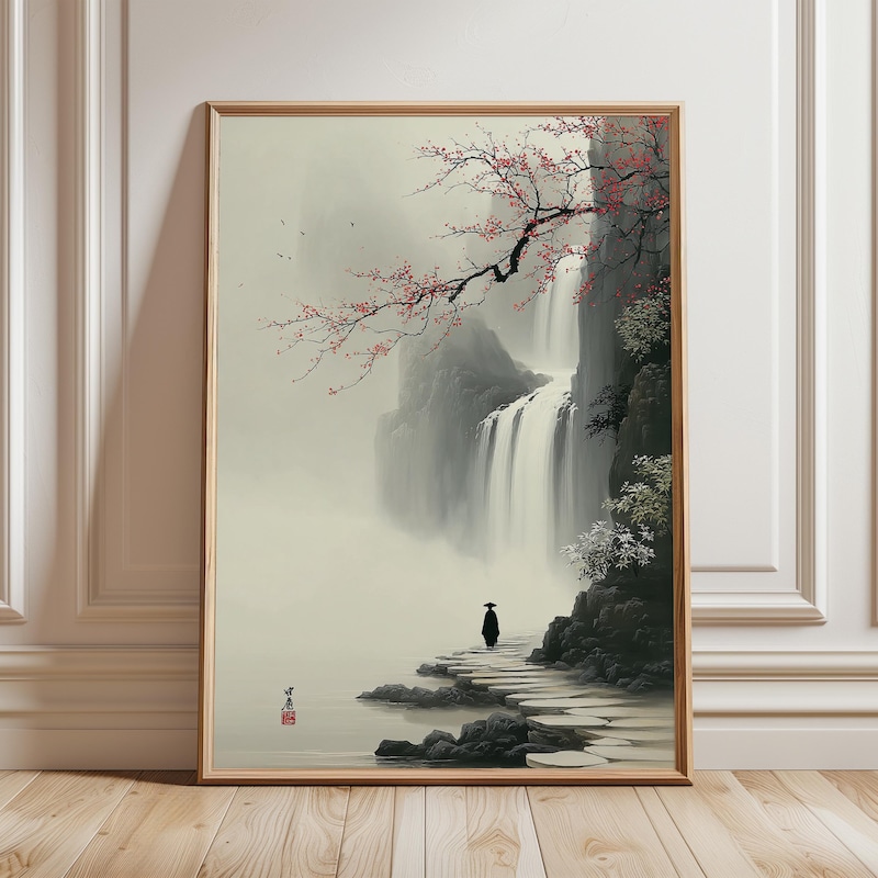 Japanese Ink Mural - Etsy UK