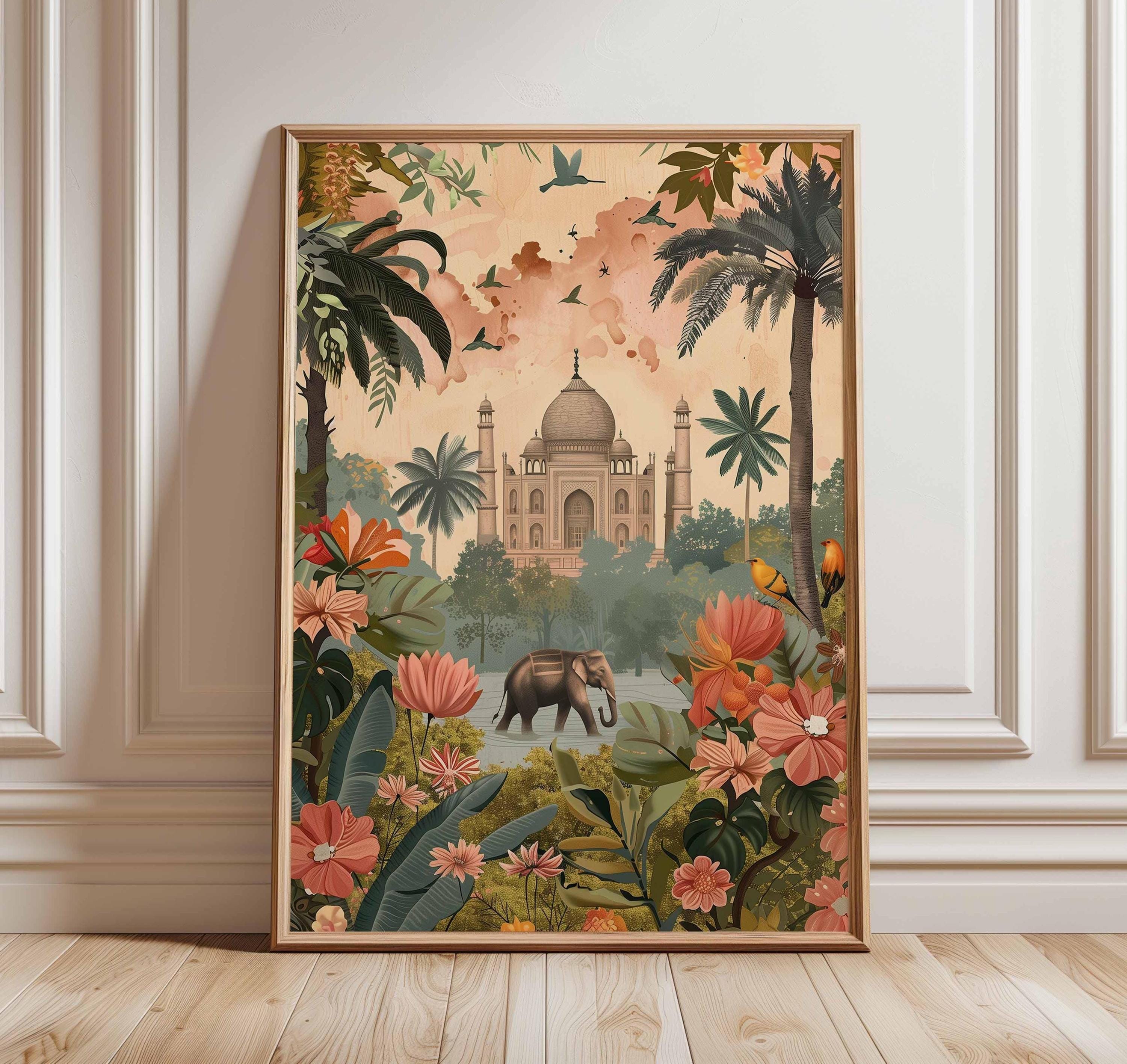 Indowestern Art Work - Etsy UK