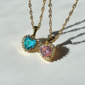 Princess and The Pauper Heart Necklace, Princess Erika and Anneliese Friendship Necklace, BFF Jewelry, Princess Necklace, Gift for Her