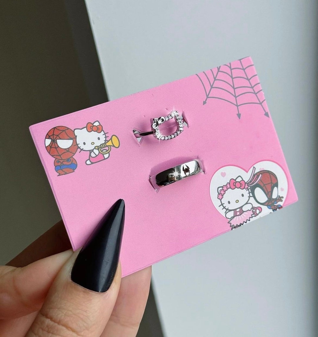 Hello Kitty Matching Rings Matching Rings Batman Rings For Her