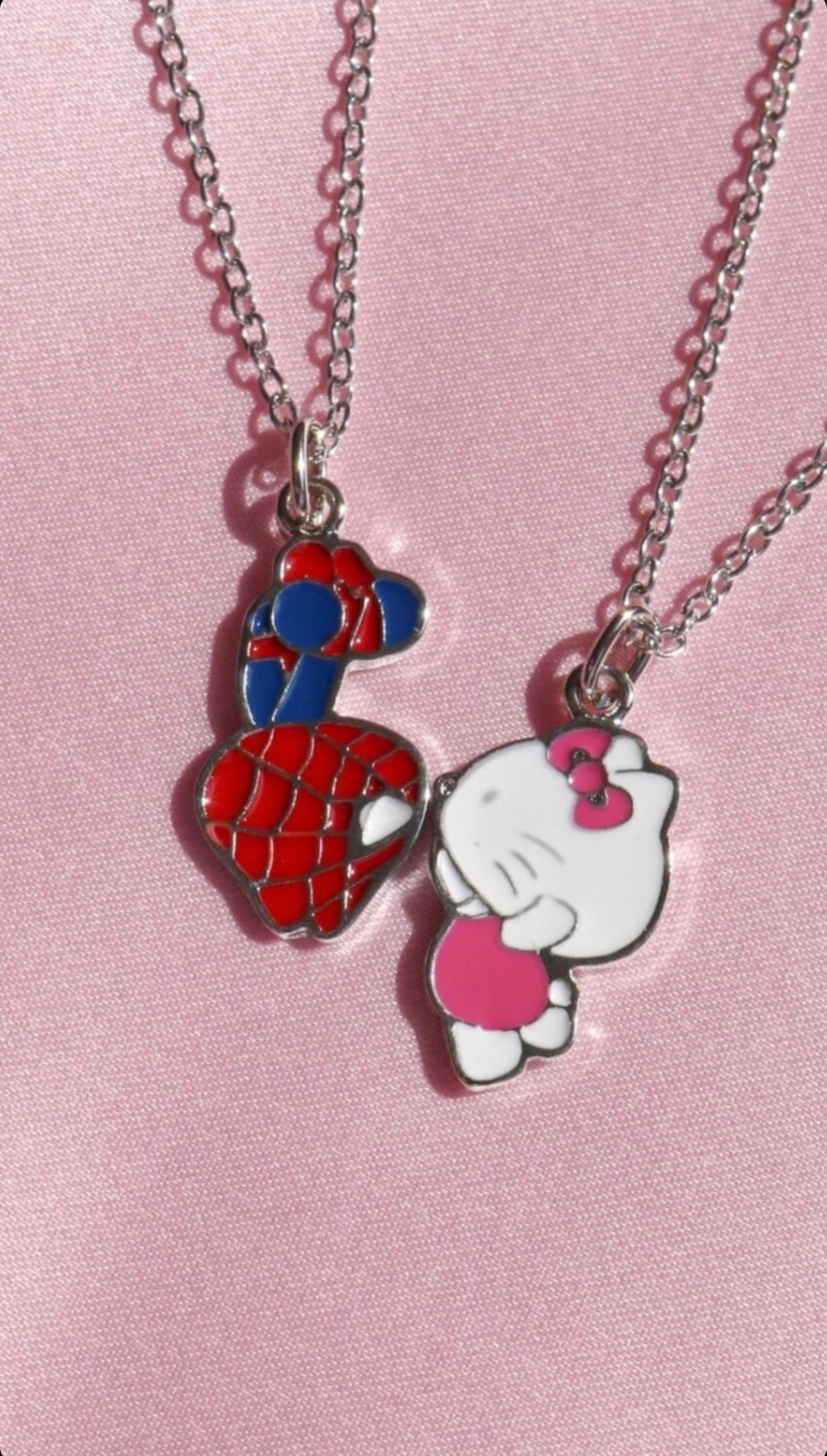 ♡Cute Hello Kitty and Dear Daniel necklace... - Depop