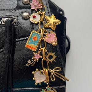 Make Your Own Keychain,Custom Bag Charm,Pick Your Charms, Personalized Keychain Charm,Purse Chain Accessory,Bridesmaid Gift,Gift for Her