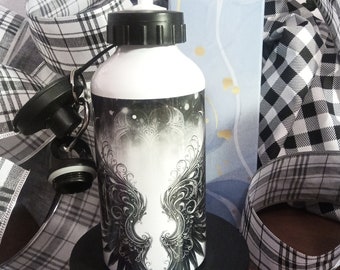 6oz Gothic Angel Wings Aluminum Tumblers