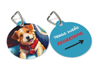 Pet Tag identification plate