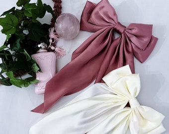 the Alice Large Satin Hair Bow