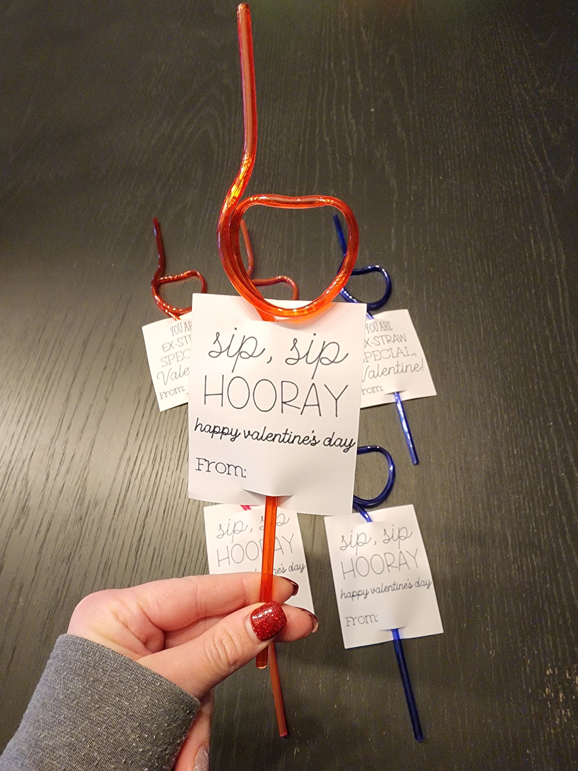 Straw Card Valentine Straw Cards - Etsy