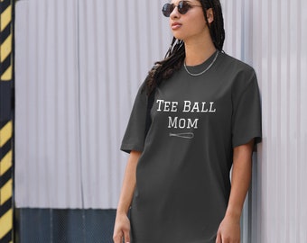 Tee Ball Mom Oversized Tee