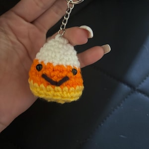candy corn keychain