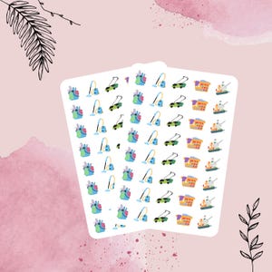 Cleaning Stickers for Planners, Calendars & Chore Charts – Cute Chore Stickers, Organization Stickers, Functional Planner Stickers