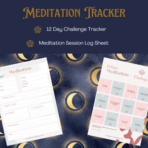Drukowalny tracker medytacji